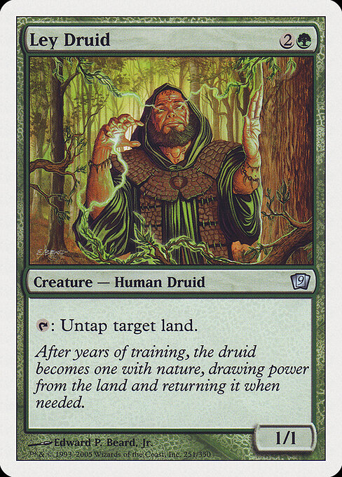 Ley Druid — art by Edward P. Beard, Jr.
