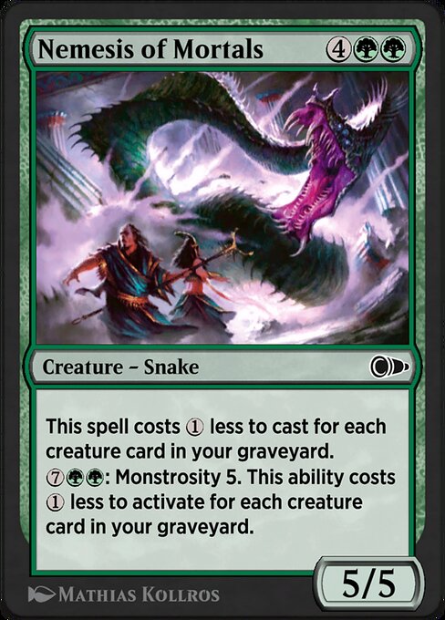 Nemesis of Mortals — art by Mathias Kollros
