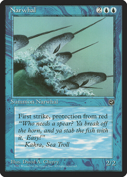 Narwhal — art by David A. Cherry