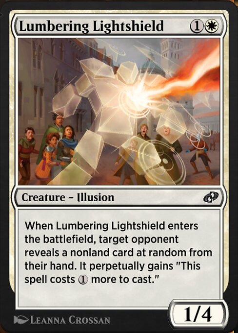 Lumbering Lightshield — art by Leanna Crossan