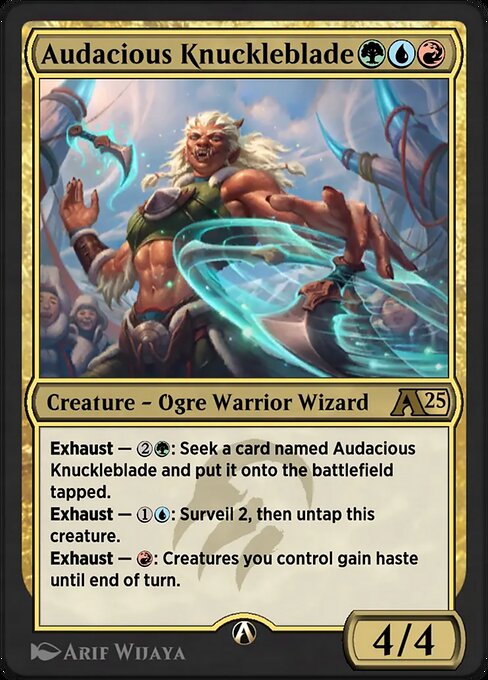 Audacious Knuckleblade — art by Arif Wijaya
