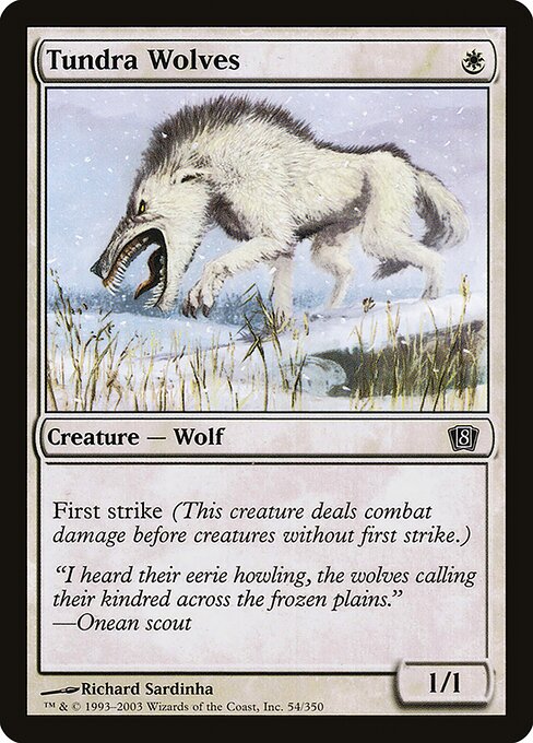 Tundra Wolves — art by Richard Sardinha