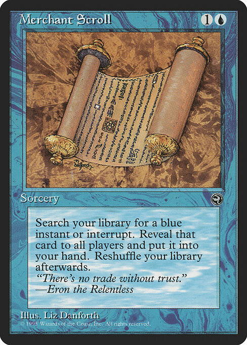 Merchant Scroll — art by Liz Danforth