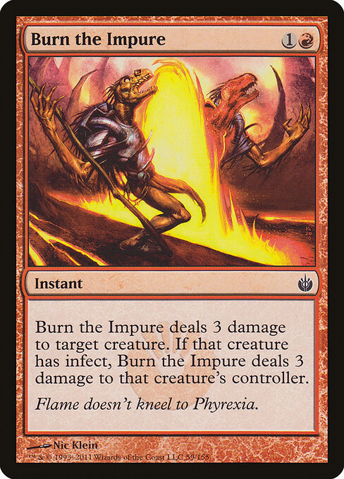 Burn the Impure — art by Nic Klein