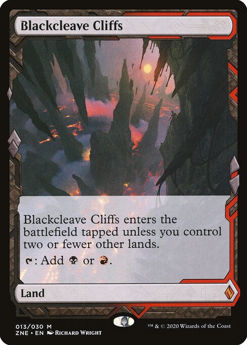 Blackcleave Cliffs — art by Richard Wright