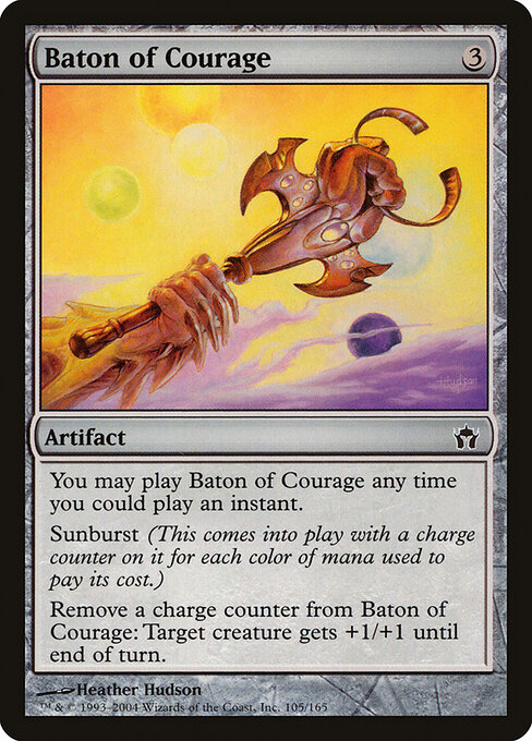 Baton of Courage — art by Heather Hudson
