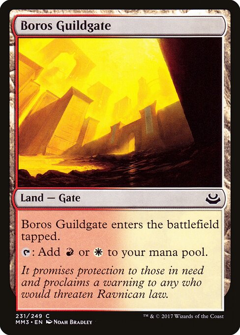 Boros Guildgate — art by Noah Bradley