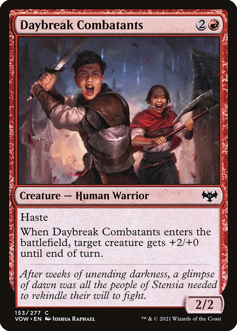 Daybreak Combatants — art by Joshua Raphael