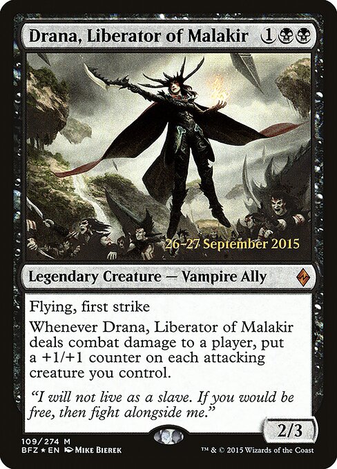 Drana, Liberator of Malakir — art by Mike Bierek