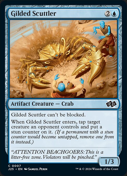 Gilded Scuttler — art by Samuel Perin
