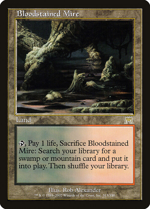 Bloodstained Mire — art by Rob Alexander
