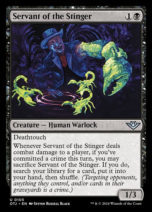Servant of the Stinger — art by Steven Russell Black