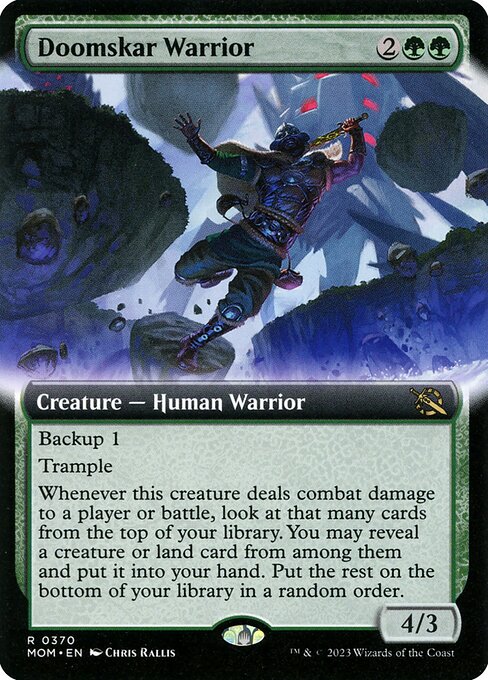 Doomskar Warrior — art by Chris Rallis