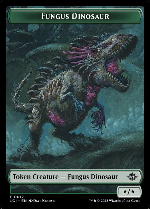 Fungus Dinosaur — art by Dave Kendall