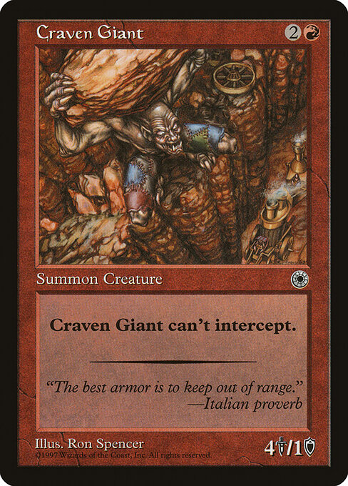 Craven Giant — art by Ron Spencer