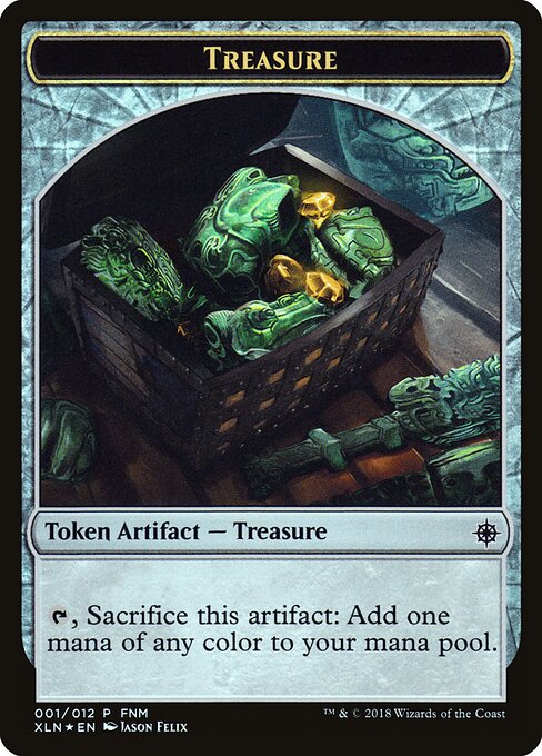 Merfolk // Treasure — art by Jason Felix