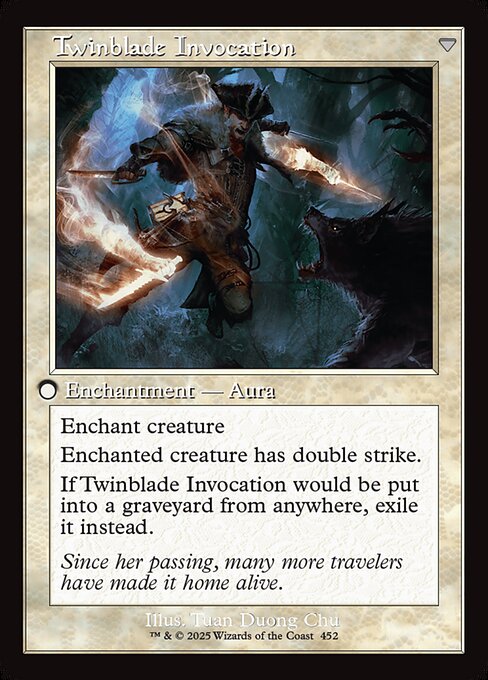 Twinblade Geist // Twinblade Invocation — art by Tuan Duong Chu
