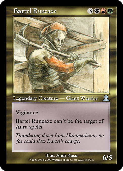 Bartel Runeaxe — art by Andi Rusu