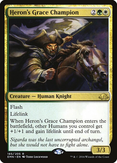 Heron's Grace Champion — art by Todd Lockwood