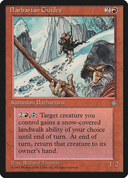 Barbarian Guides — art by Richard Thomas