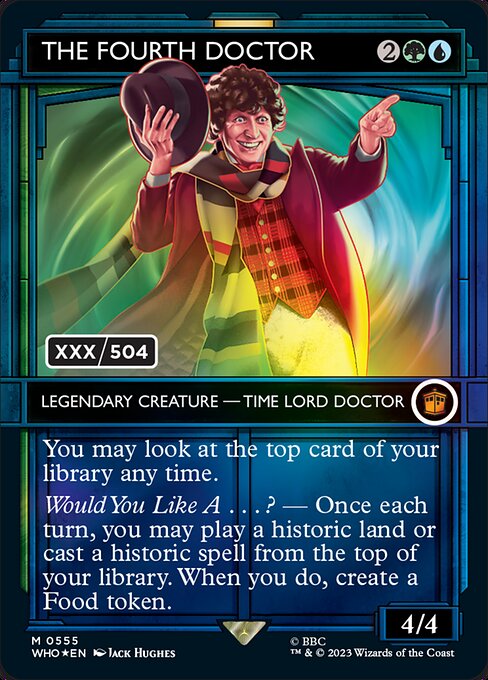 The Fourth Doctor — art by Jack Hughes