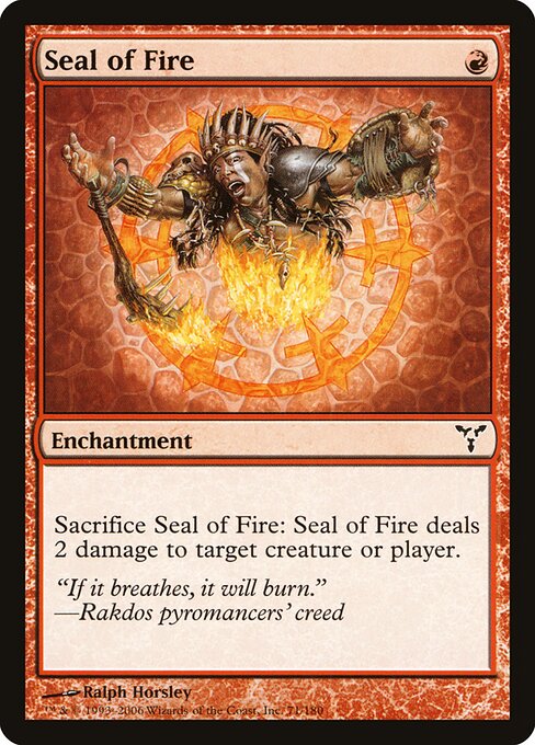 Seal of Fire — art by Ralph Horsley