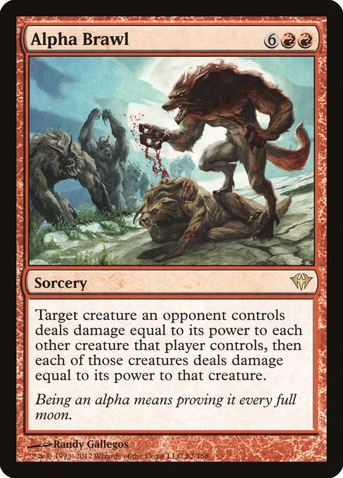 Alpha Brawl — art by Randy Gallegos