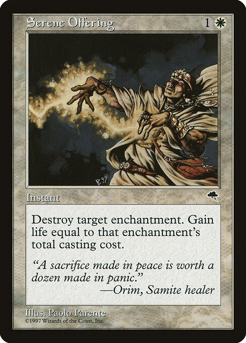 Serene Offering — art by Paolo Parente