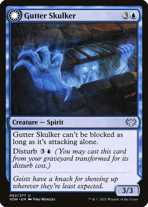 Gutter Skulker // Gutter Shortcut — art by Viko Menezes