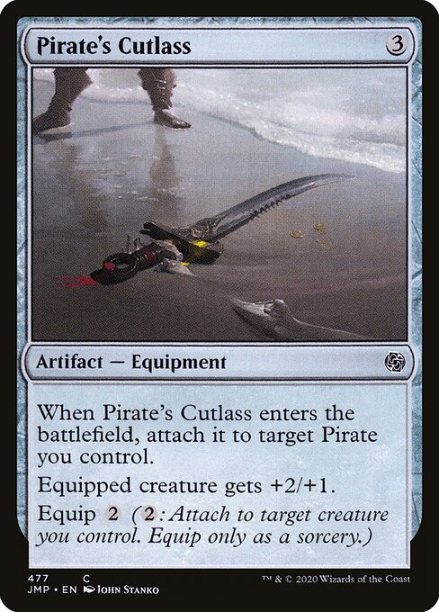 Pirate's Cutlass — art by John Stanko