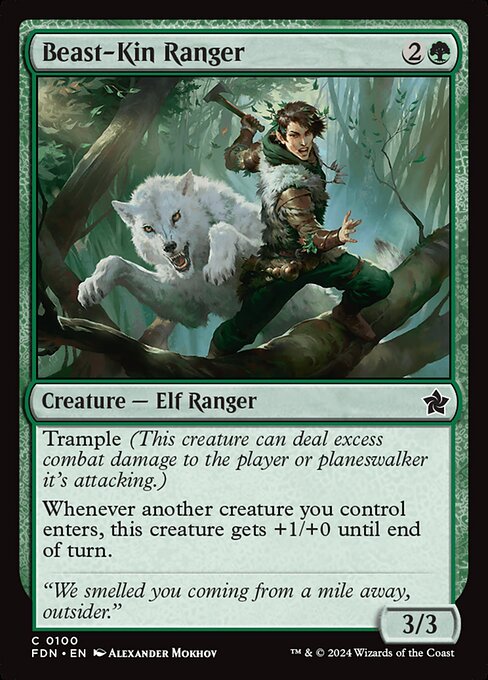 Beast-Kin Ranger — art by Alexander Mokhov