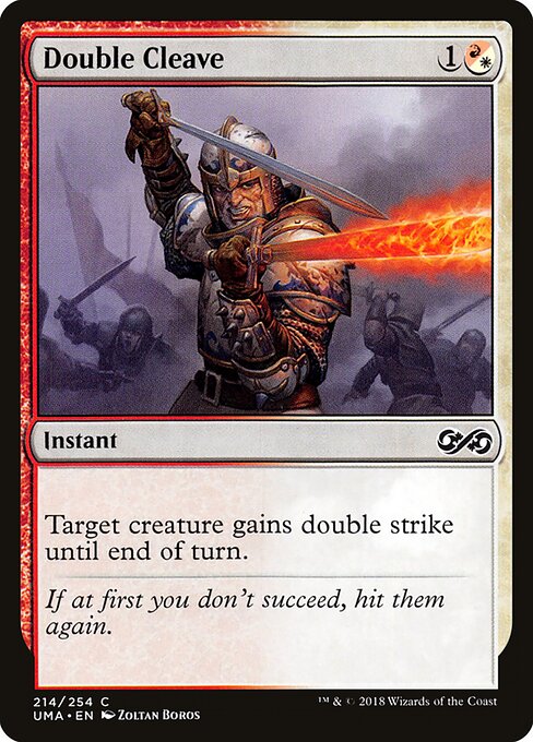 Double Cleave — art by Zoltan Boros