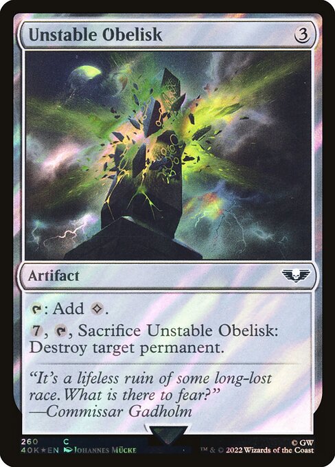 Unstable Obelisk — art by Johannes Mücke