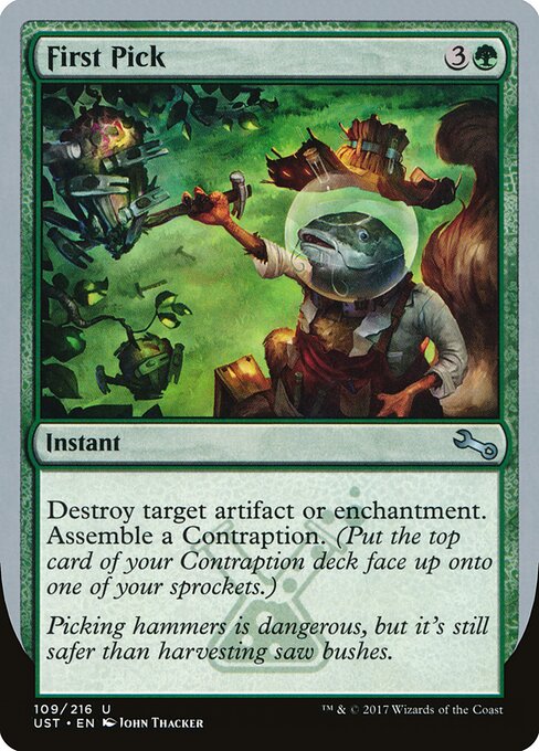 First Pick — art by John Thacker
