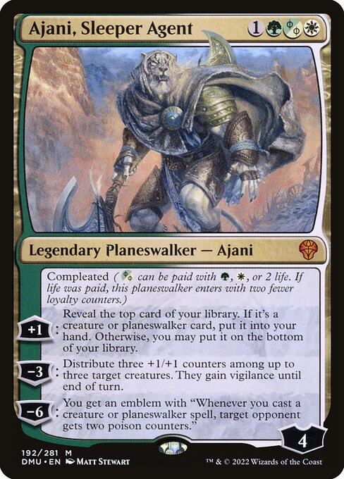 Ajani, Sleeper Agent — art by Matt Stewart