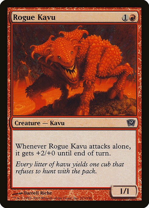 Rogue Kavu — art by Darrell Riche