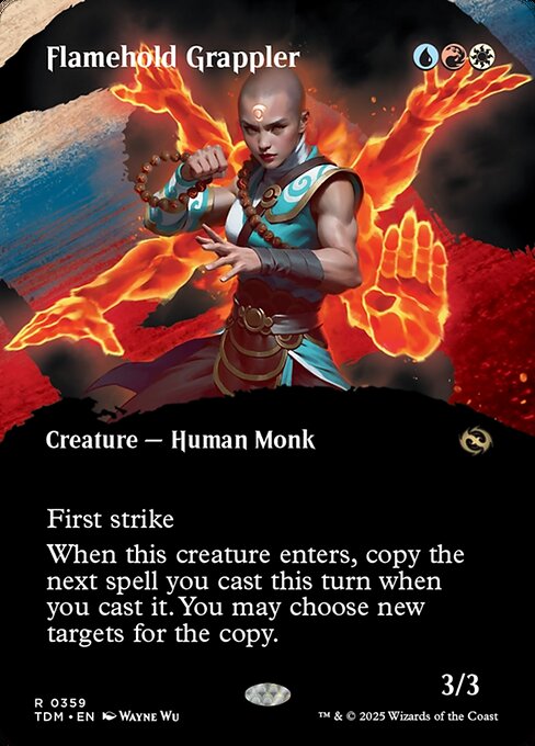 Flamehold Grappler — art by Wayne Wu