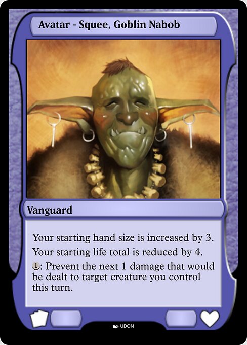 Squee, Goblin Nabob Avatar — art by UDON