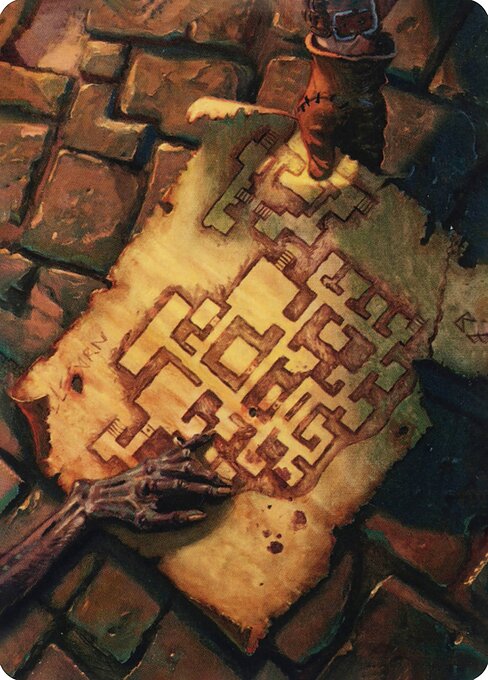 Dungeon Map // Dungeon Map — art by Aaron Miller