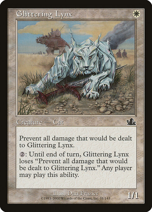 Glittering Lynx — art by Dan Frazier
