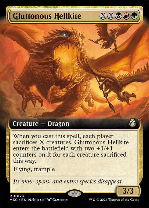 Gluttonous Hellkite — art by Josiah "Jo" Cameron
