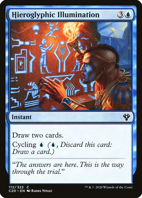 Hieroglyphic Illumination — art by Raoul Vitale