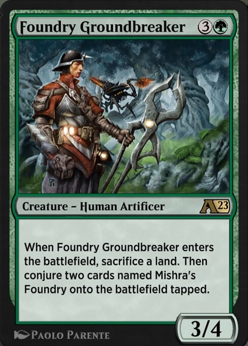 Foundry Groundbreaker — art by Paolo Parente