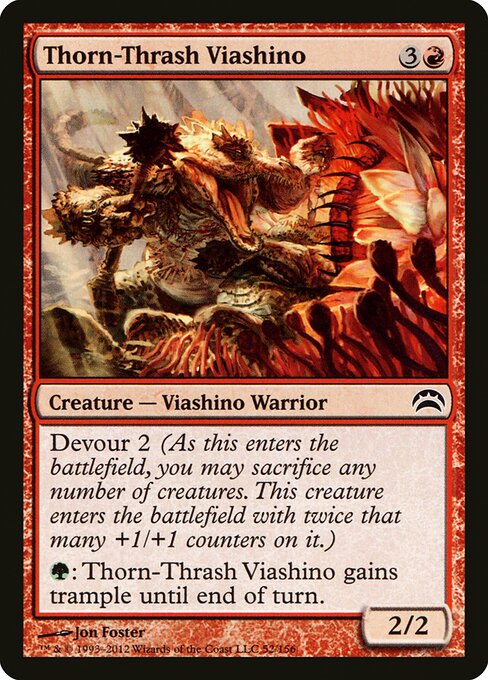 Thorn-Thrash Viashino — art by Jon Foster