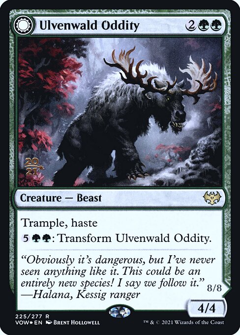 Ulvenwald Oddity // Ulvenwald Behemoth — art by Brent Hollowell