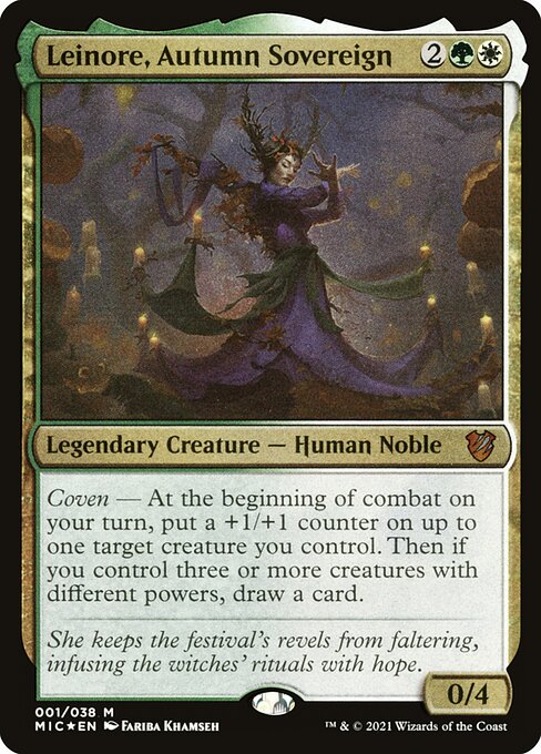 Leinore, Autumn Sovereign — art by Fariba Khamseh