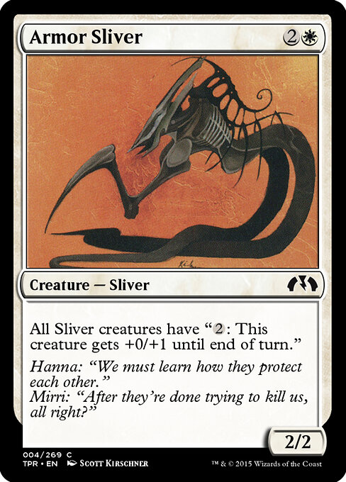 Armor Sliver — art by Scott Kirschner