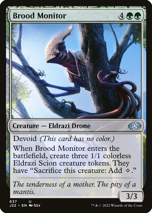 Brood Monitor — art by Izzy