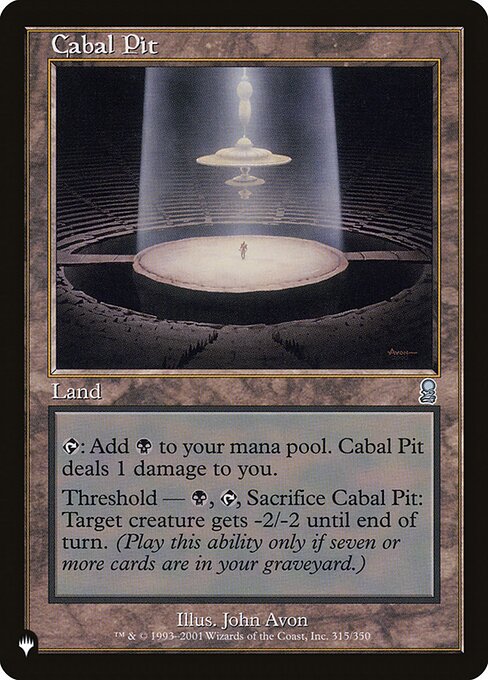 Cabal Pit — art by John Avon