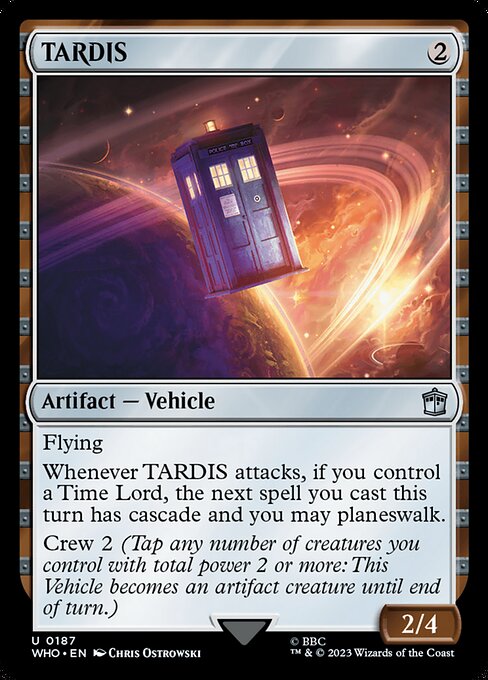 TARDIS — art by Chris Ostrowski